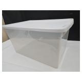 Clear Sterilite Storage Tote