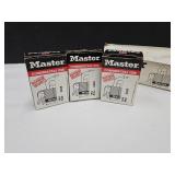 3 NIB Master Commercial Grade Locks w Keys