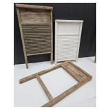 3 Primitive Washboards