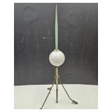 Primitive Lightning Rod with Glass Ball  31" high