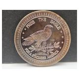One Troy Ounce  HONOR FREEDOM 1782 -1982 "Toned"