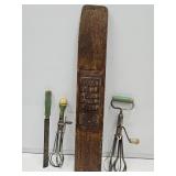 Primitive Slaw Cutter 4" x 24", Mixers & Knife