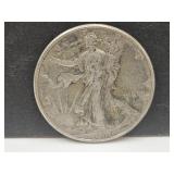 1945 Silver Walking Liberty Half Dollar Coin