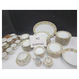Large Lot of Mikasa Woodmere Dishes No Shipping