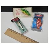 3 Fishing Lures Rapala &  Rat-L-Trap