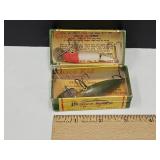 2 Vintage Cisco Kids Fishing Lures w Boxes