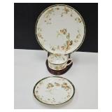 Haviland France  Mayer Cup, Saucers with Display