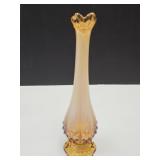 Vintage Fenton Cameo Hobnail Swung Vase 10"h