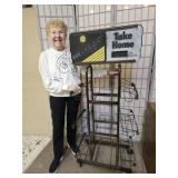 Vintage Shell Advertising Store Display 23" x 55"H