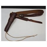 Nice Holster w Leather Ammo Belt  SZ 50 -  58"
