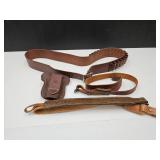 Ammo Belt 52x56". Leather Slings & Styles Maker