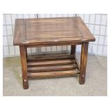 Wood Side Table 22 x 27 x 20"h