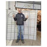 2  Metal Trellis  60" & 72"  One has  Loose Side