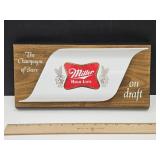 MILLER HIGH LIFE  NOS Beer Sign 13.5" L