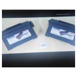 2 30mm Plastic Ammo Cans