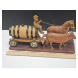 VTG Black Forest Germany Folk Art  12" L SEE Horn