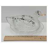 Vintage Duck on a Nest  See Size