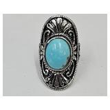 Sterling Silver Soputh West Style  JTV Ring SZ 8