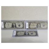 1957, 57A, 57B Silver Certificates