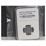 1941 B Germany 10P Third Reich WW!! Coin