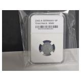 1942 A Germany 5P Third Reich WWII Coin