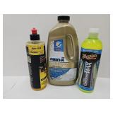 Rain X Wash & Wax, Armor All Wash & Shine & Wax
