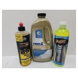 Rain X Wash & Wax, Armor All Wash & Shine & Wax
