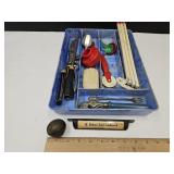 Brass Sleigh Bell, Knife Sharpeners, Donut Cutter+