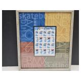 Framed Xtreme Sports Stamps