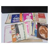 Lot of Vintage Sheet Music