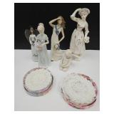 Vintage Lady Statues, Angels,Coasters