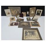 Vintage Lot of Old Photos & Frames