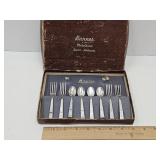 VTG. Banner Metaltone Jr. Toy Tableware w/Box