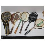 Vintage Lot of Tennis Rackets