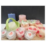 Candle Lot Hearts, Candy +