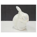 Fenton Handpainted & Signed Glass Bunny 3.5" L