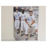 New Reds Metal Sign w Facsimile Auto