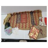 NAPPANEE Dairy Mixer Burlap Bag,Needlepoint +