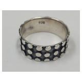 Sterling Silver Ring SZ7  3.42g