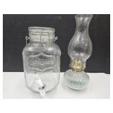 1 Gallon Dispenser & Oil Lamp