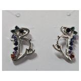 Stetrling Silver Dinosaur ERarrings