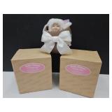 2 NIB & 1 No Box ANNE GEDDES Baby Bunny in Eggs