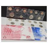1999 US Mint UNC Coin Sets D & P