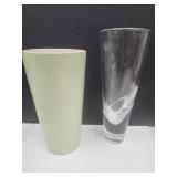 9" h Hull USA Vase & ONREFOR DU 3536 10.5