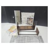 Vintage Book Ends, Sewing  Quilt Ruler+