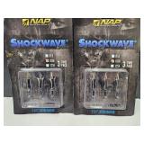 2 Packs  1- 1/4" DIA  Archery Broadheads