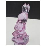 Glass Easter Bunny 5.25" tall