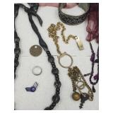 Costume Jewelry,  New Castle Brass Crystler Tag +