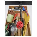 VTG Flash Lights, Wood YOYOs, Fort Wayne Ash Tray+