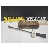 Metal Art, Welcome Signs, 11" Metal Box, Torque Wr